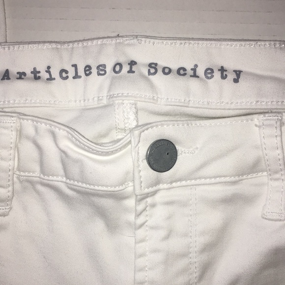 Articles of society white distressed straight leg jeans size 29 - Picture 11 of 16